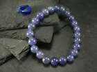 Tanzanite Genuine Bracelet ~ 7 Inches ~ 8mm Round Beads