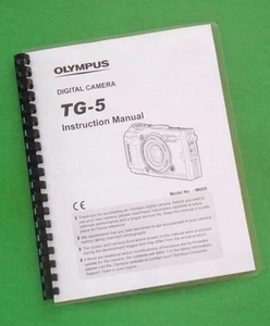 Bedienungsanleitung für Olympus TG-5 TG5 Kamera 134 Seiten mit Klarsichthüllen! - Bild 1 von 1