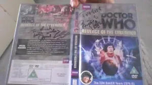 Doctor Who Revenge of the Cybermen Signed autograph ROBBIE & WILKIN & COLLINGS - Foto 1 di 5
