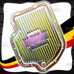 ZINC STEEL FINNED STOCK CAPACITY TRANSMISSION PAN FOR CHEVY GM TURBO TH-400 - Picture 1 of 1