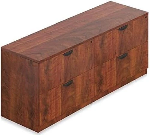 Office To Go OTG 4 cajones laminado lima lateral Credenza American Dark Cherry Foto 1 de 1