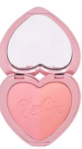 KIM CHI Chic Beauty Thailor Collection Blush Duo Cuore Compatto - Mignolo/Rosa Nuovo con scatola - Foto 1 di 6