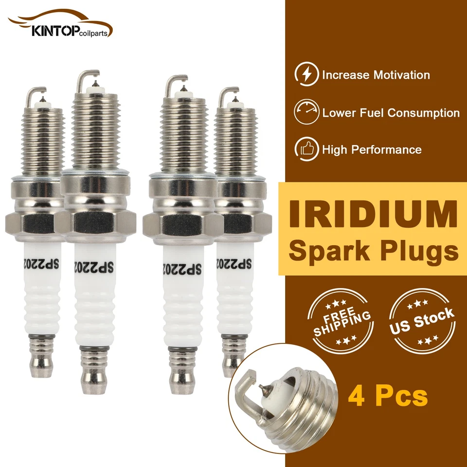 4x bujías de iridio y platino para Triumph Speedmaster 2005-2013 Foto 1 de 4