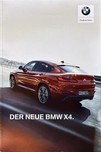 BMW X4 Prospekt Brochure Depliant 1 2018 - Picture 1 of 1