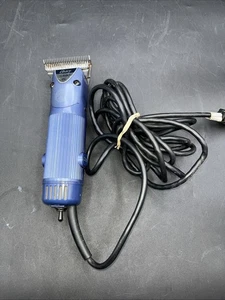 Oster Turbo A5 2 Geschwindigkeiten blau Haustierschermaschine professionelle Hundepflege #10 Klinge - Bild 1 von 6