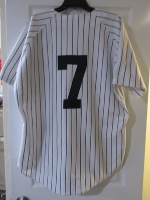 Mickey Mantle New York Yankees Authentic Russell Athletic Jersey #7 Size 48 - Image 1 of 4