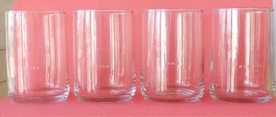 Vasos de jugo vintage de United Airlines - Juego de 4 Foto 1 de 3
