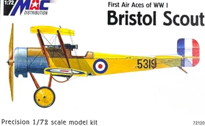 1/72 WW1 Fighter : Bristol Scout "Aces"  [RFC] #72120 : MAC - Bild 1 von 4