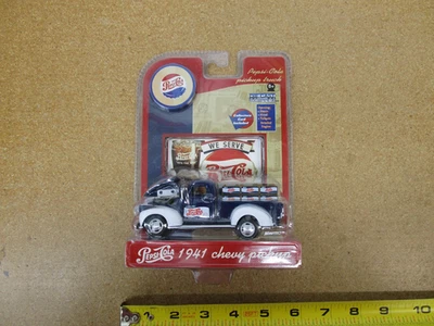 Camioneta Chevrolet 1941 Pepsi Cola caja de cambios juguetes 1/43 juguete fundido a presión B8 Z Foto 1 de 4