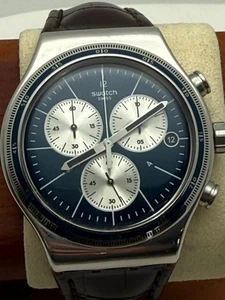Swatch Irony YVS410C 'Destination London' Chronograph | 42mm | Schweizer Quarz - Bild 1 von 12