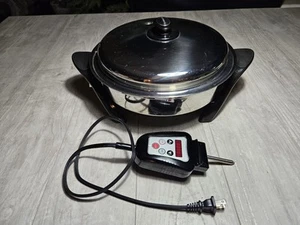 💥Saladmaster Electric Skillet Surgical Stainless Steel SA012OCU 11" Inside - Picture 1 of 9