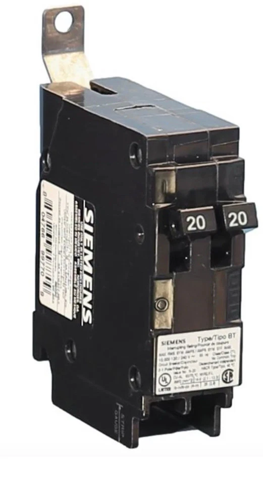 Siemens B2020 20A 240V Circuit Breaker - Image 1 of 1