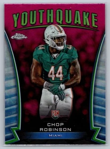 2024 Topps Chrome #Y-14 Chop Robinson Youthquake Pink Refractor - Bild 1 von 2