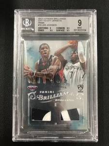 BGS 9 2012-13 Panini Brilliance City to City Jerseys Prime #10 Joe Johnson/25 - Picture 1 of 2