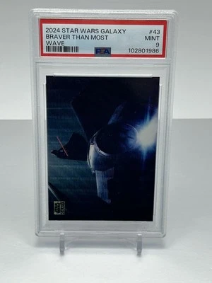 2024 Topps Star Wars Galaxy 43 Braver Than Most Wave 72/99 PSA 9 Mint - Image 1 of 2