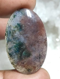 Natural Red Moss Agate Gemstone Cabochon Loose For Jewelry 31 Cts. ME-13679 - Picture 1 of 5