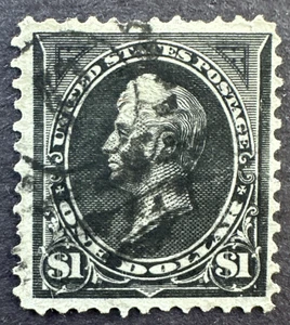 US 1895 Scott 276A Used Stamp Type II Double Line Wmk. 191 Perry - Picture 1 of 2