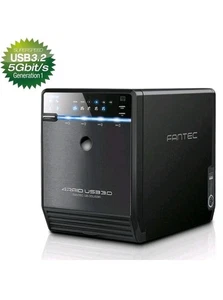  FANTEC QB-35US3R - 4x 3.5" HDD RAID Gehäuse USB 3.2 Gen 1 & eSATA - Bild 1 von 1