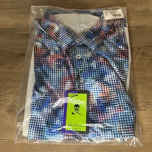 ROBERT GRAHAM STORM WATCH POLO – XL – NWT - Picture 1 of 7