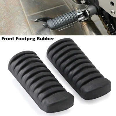 Front Footrest Foot Peg Rubber For KAWASAKI Ninja ZX-6R ZX-12R ZX-9R ZRX ZZR1200 - Image 1 of 4