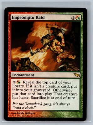 Magic The Gathering Shadowmoor Impromptu Raid #209/301 MTG TCG CCG - Image 1 of 2