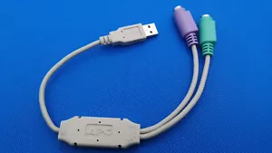PS/2 Keyboard/Mouse to USB Converter Adapter APC - Picture 1 of 3