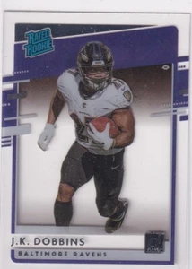 Panini NFL Football Chronicles Donruss 2020 No. RR-JK J.K. Dobbins Rated Rookie - Bild 1 von 2