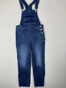 Tommy Jeans Latzhose Damen Y2K Größe Small Dark Wash Denim Jeans - Bild 1 von 16