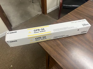 GENUINE CANON GPR-56 YELLOW TONER 1001C003AA FACTORY SEALED BOXES - Picture 1 of 2