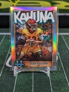 2022 Bowman University Chrome Caleb Williams Big Kahuna Refractor Case Hit SSP