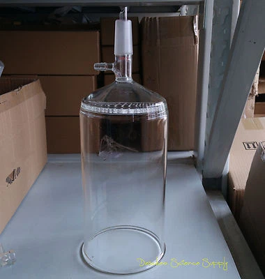 2000ml 24/40 Glass Buchner Funnel W/ 110mm Pore Plate 2 Litre Lab Glassware - Image 1 of 4
