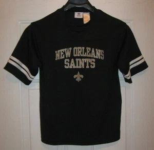 NFL TEAM APPAREL NEW ORLEANS SAINTS YOUTH BLACK POLYESTER JERSEY SIZE XXL [18]  - Picture 1 of 6