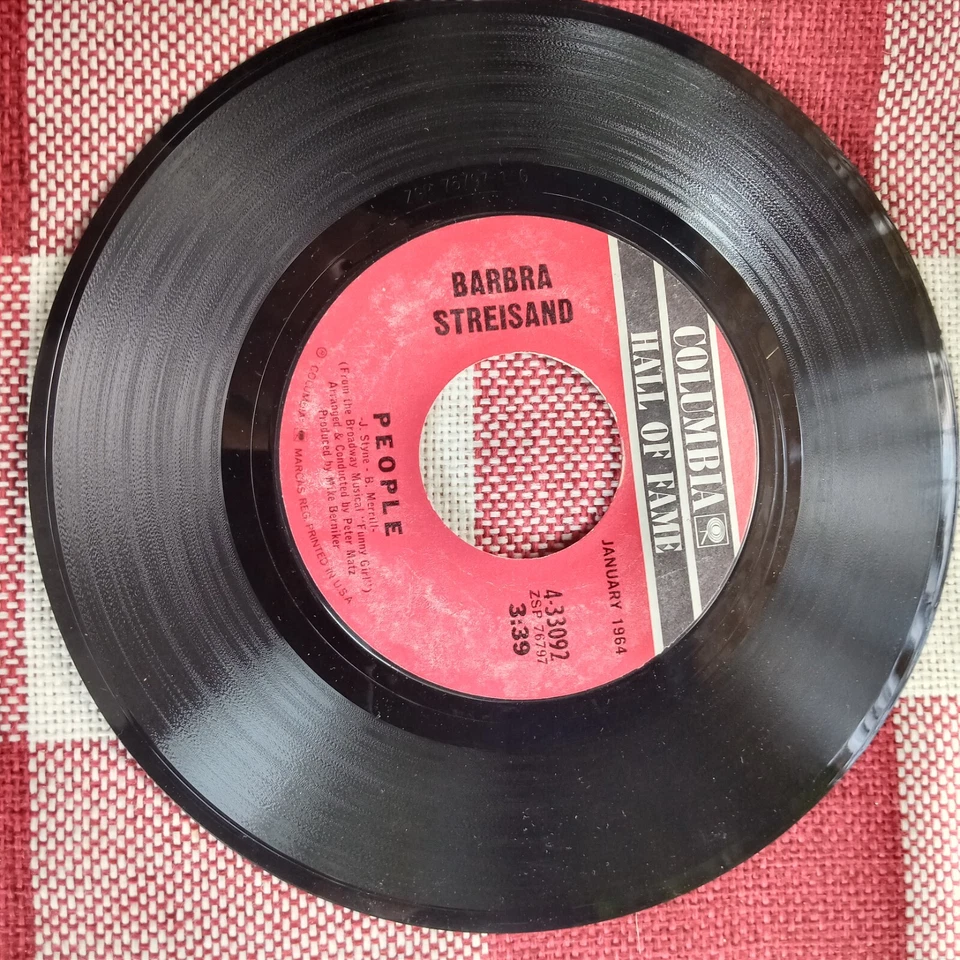 Barbra Streisand- People/ Second Hand Rose 45 VG - Image 1 of 1