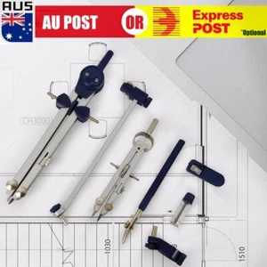 Professional Drafting Drawing Compasses Geometry Teaching Study Stationery Set S - Picture 1 of 12