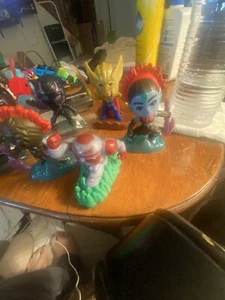Lot Of 9  Plastic Figurines, One Is Sonic 2 - Picture 1 of 4