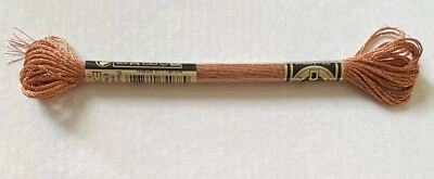 DMC Precious Metal Effects Embroidery Cross Stitch Floss 8.7 yd E301 Copper - Image 1 of 4