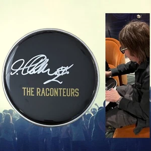GFA The Raconteurs Drummer  * PATRICK KEELER *  Signed 10" Drumhead PROOF P4 COA - Picture 1 of 5