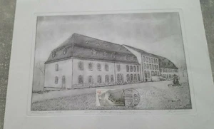 Radierung Collage ETB Zeitungsmuseum Wadgassen Richard Arweiler Saarland  - Bild 1 von 1