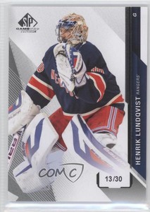 2014-15 SP Game Used /30 Henrik Lundqvist #46 HOF