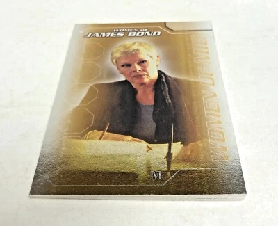 Juego de láminas para tarjetas coleccionables Women of James Bond 2003 M1-M6 Rittenhouse Foto 1 de 4