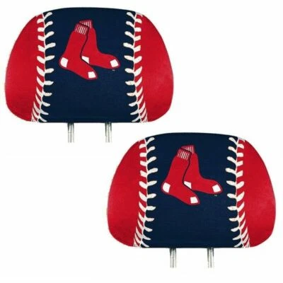 Boston Red Sox MLB Printed Headrest Covers - Image 1 of 2