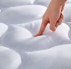 Sleep Zone Quilted Fitted Twin Mattress Pad Cover - Soft Fluffy Pillow Top Bed