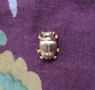 The Beatles brooch official NEMS UK 1963 Sphinx small gold plated beetle badge