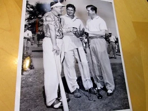 Foto de colección de golf de 8"x10" de Ducky Medwick y Early Wynn (jugadores de béisbol) - Imagen 1 de 5