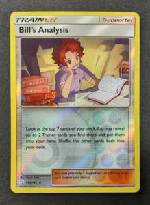 Pokemon TCG Bill's Analysis 133/181 Team Up 2019 Holo Rare Card NM - Foto 1 di 2