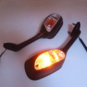 Turn Signal Mirrors Fit for Suzuki GSXR 1000 2005-2010 K5 K6 K7 K8 K9 carbon cle - Picture 1 of 9