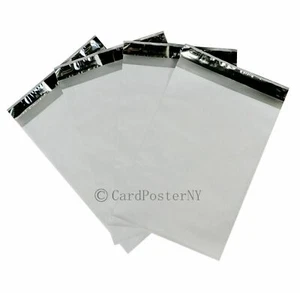 100 14,5x19 WEISSE POLYMAILER VERSANDUMSCHLÄGE TASCHEN PM#7 - Bild 1 von 3