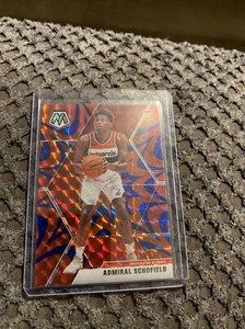 Admiral Schofield 2019-20 Mosaic Red Blue Reactive #202 RC Washington Wizards