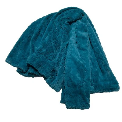 Manta Everlasting Comfort 50”x65” de lujo de piel sintética suave mullida doble cara Foto 1 de 4