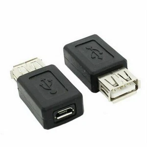 5x USB 2.0 A hembra a micro USB B 5 pines hembra adaptador de datos conector convertidor - Imagen 1 de 4